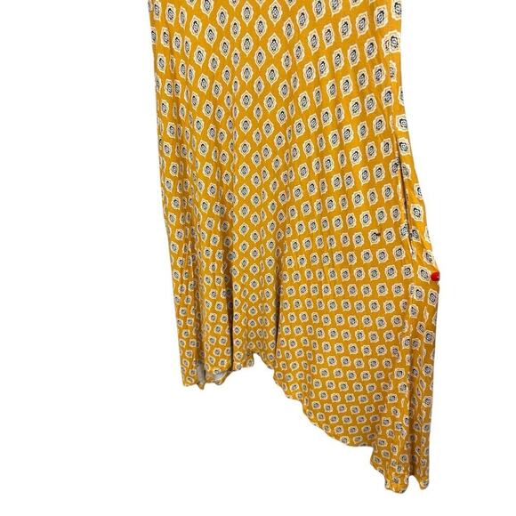 Anthropology Maeve Palais Swing Dress Yellow Small - Picture 4 of 8